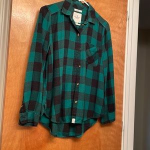 American Eagle boyfriend fit flannel shirt